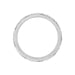 Flower of Love Engraved 18K White Gold Vintage Wedding Band - Size 7 - J.R. Wood Ring