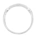 Art Deco Platinum Evia Old Single Cut Diamond Vintage Wedding Band