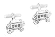 Stagecoach Cufflinks in Sterling Silver
