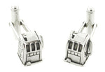Small Old Time Slot Machine Cufflinks in Sterling Silver