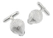 Sea Shell Cufflinks in Sterling Silver