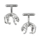 Panther Cufflinks in Sterling Silver