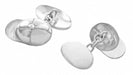 Jockey Cap Cufflinks in Sterling Silver