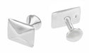 Pyramid Cufflinks in Solid Sterling Silver