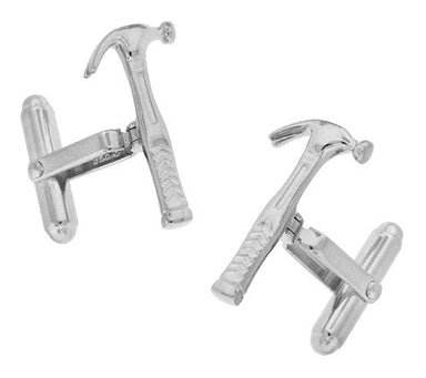 Hammer Cufflinks in Sterling Silver