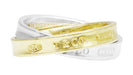 Tiffany 1837 Interlocking Circles Ring in Sterling Silver and 18K Yellow Gold - Ring Size 7