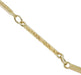 Engraved Link Antique Pocket Watch Chain in 14 Karat Yellow Gold - 14.5 Inches - Circa 1920's