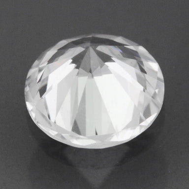 Loose Natural 0.55 Carat Round White Sapphire | 5mm Round Brilliant - alternate view