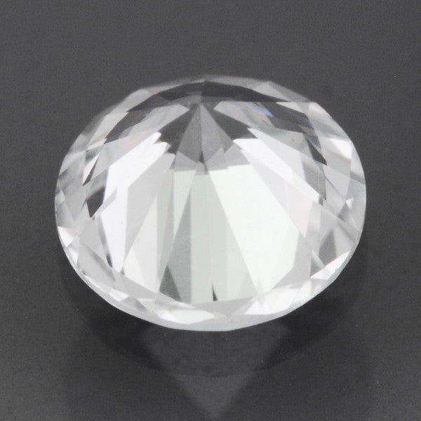 Loose Natural 0.55 Carat Round White Sapphire | 5mm Round Brilliant - Item: SW001305 - Image: 2