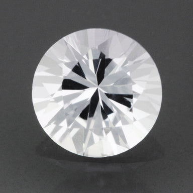 Loose Natural 0.55 Carat Round White Sapphire | 5mm Round Brilliant