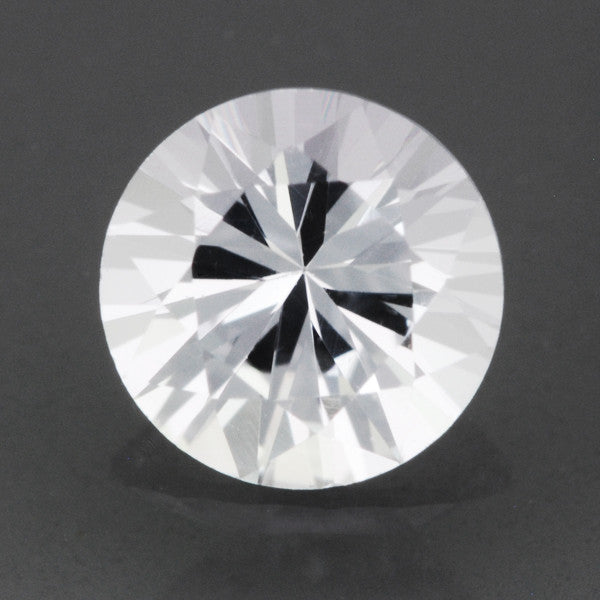 Loose Natural 0.55 Carat Round White Sapphire | 5mm Round Brilliant