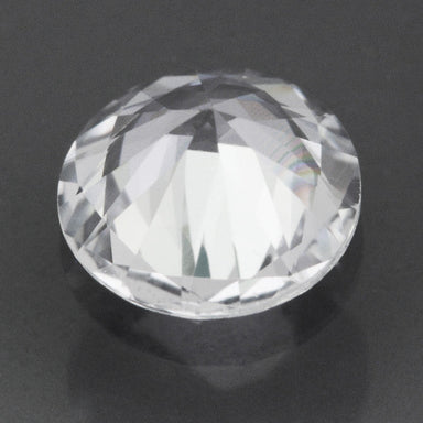 Loose Natural 0.50 Carat White Sapphire Round Brilliant Cut | 5mm - alternate view
