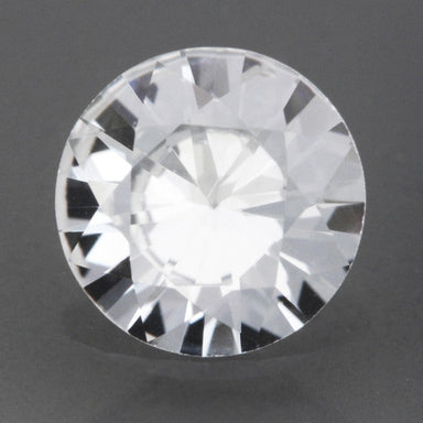 0.63 Carat Loose Round Brilliant Cut White Sapphire Gemstone | 5.6mm