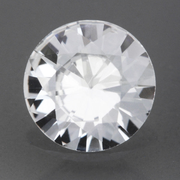 0.63 Carat Loose Round Brilliant Cut White Sapphire Gemstone | 5.6mm