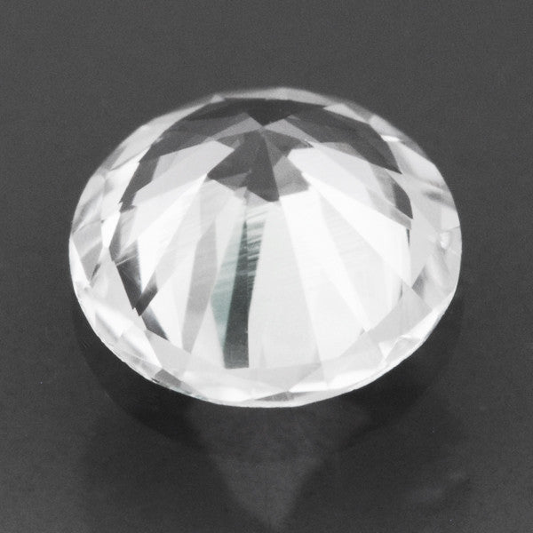 Loose Natural 0.47 Carat White Sapphire Round Brilliant Cut | 4.8mm - Item: SW003235 - Image: 2