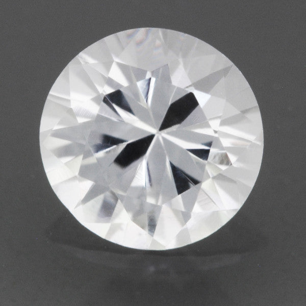 Loose Natural 0.47 Carat White Sapphire Round Brilliant Cut | 4.8mm
