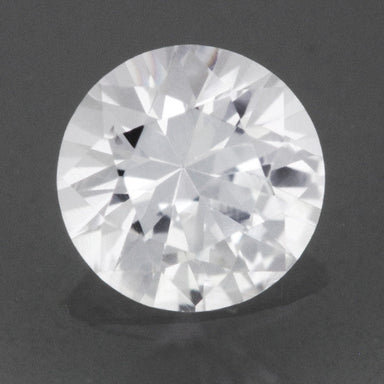 0.30 Carat Fine Loose White Sapphire Round Brilliant | 4.1mm | Natural Ceylon