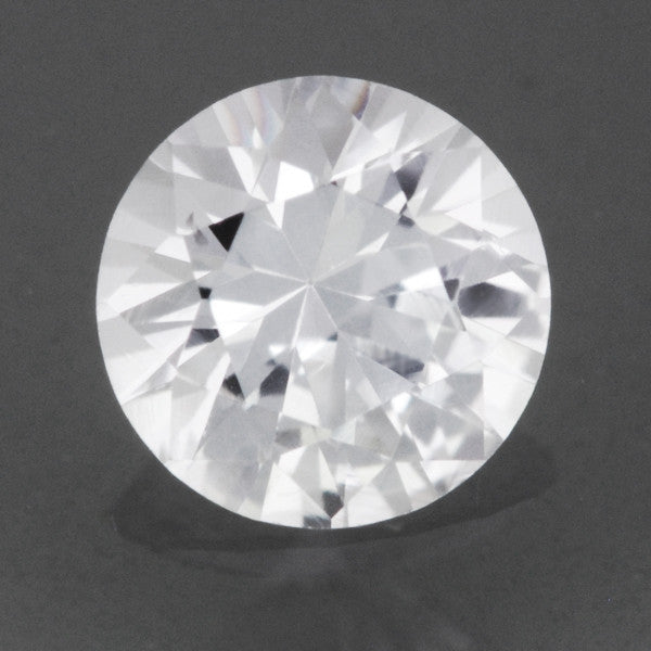 0.30 Carat Fine Loose White Sapphire Round Brilliant | 4.1mm | Natural Ceylon