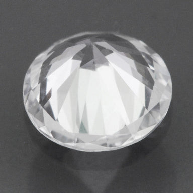 4.5mm Round Loose White Sapphire Natural Gemstone | 0.38 Carat - alternate view