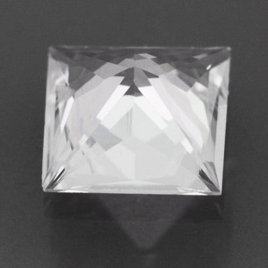Loose Natural 0.75 Carat White Sapphire Square Princess Cut | 5.1mm - alternate view