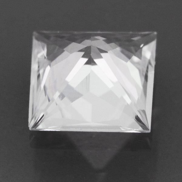 Loose Natural 0.75 Carat White Sapphire Square Princess Cut | 5.1mm - Item: SW003241 - Image: 2