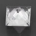 Loose Natural 0.75 Carat White Sapphire Square Princess Cut | 5.1mm