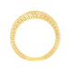 Art Deco Yellow Gold Curved Wheat Diamond Wedding Band - 18K or 14K