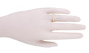 Yellow Gold Edwardian Flowing Filigree Scrolls Wedding Ring