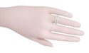 Royal Crown Contoured Platinum and Diamond Companion Wedding Band