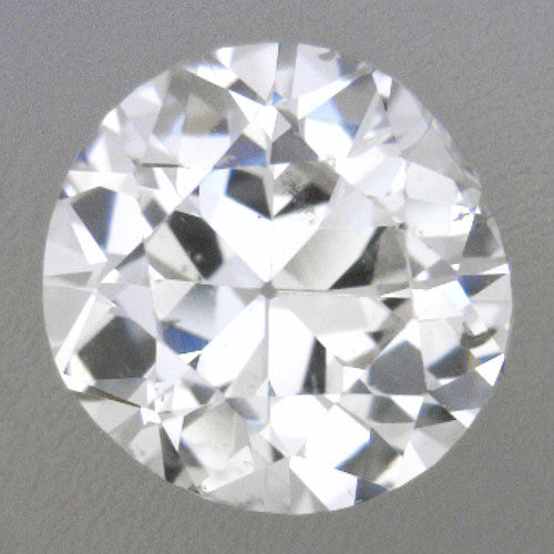 0.34 Carat Loose Vintage Transitional Round Brilliant Cut Diamond G Color SI1 Clarity
