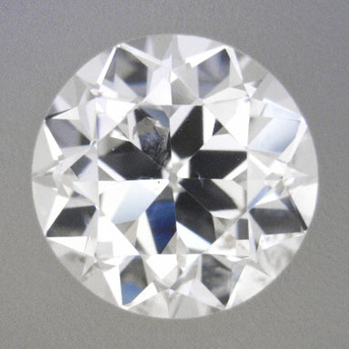 0.42 Carat Loose Vintage Transitional Round Brilliant Cut Diamond F Color SI3 Clarity