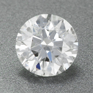 0.53 Carat Round Loose Diamond D Color SI1 Clarity Ideal Cut | EGL Report 5.2mm | Brilliant Hearts and Arrows