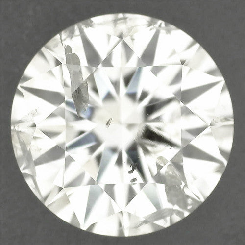 0.54 Carat H Color SI3 Clarity Loose Round Brilliant Natural Diamond | Excellent Hearts and Arrows Cut | EGL Certified
