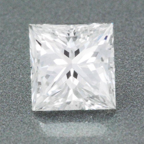 0.60 Carat Natural Loose Square Diamond F Color VS2 Clarity | GIA Report | Very Good Polish | Gorgeous Princess Cut