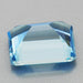 Gorgeous Robin's Egg Blue Fine Loose Emerald Cut Aquamarine 2.71 Carats | Natural 10x8mm Rectangle Gemstone