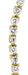 3.40 Carat Diamond Tennis Bracelet in 18 Karat Yellow Gold