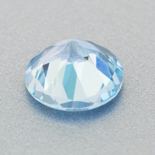 5mm Round 0.40 Carat Loose Aquamarine Gemstone | Sky Blue - Item: AQ003254 - Image: 2