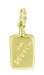 Scotch Flask Charm in 14 Karat Yellow or White Gold - "I'm Scotch"