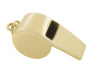 Working Whistle Charm Pendant in 14 Karat Gold