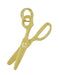 Vintage Style Articulating Scissors Charm Pendant in 14K Yellow Gold or White Gold