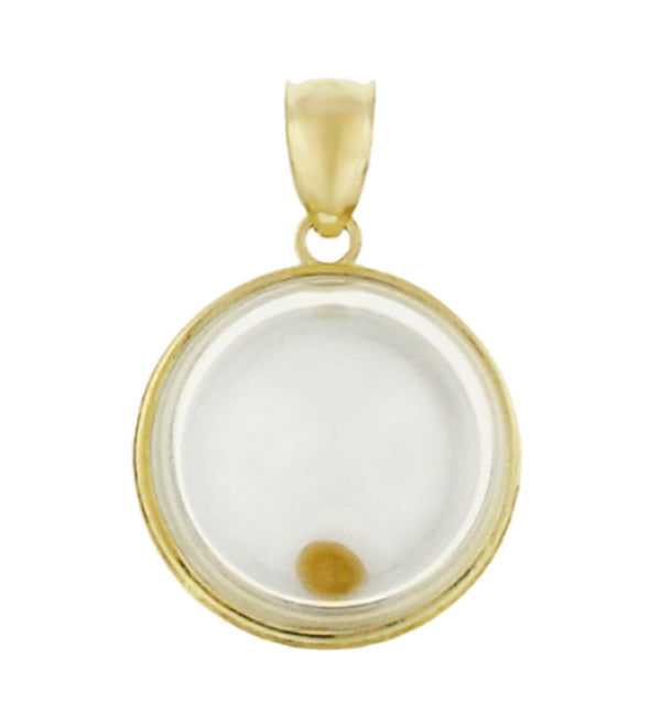 Faith Jewelry Antique Mustard Seed Necklace Matthew 17:20 Moveable