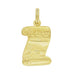 Diploma Charm Yellow Gold