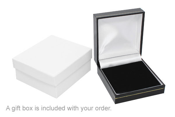 Movable Box of Dreams Pendant in 14 Karat Yellow Gold - Engraved Prayer Box Charm - Item: C253 - Image: 3