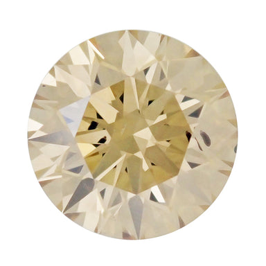 1.62 Carat Loose Natural Fancy Mocha Brown Color Diamond - Round Brilliant Ideal Cut - SI1 Clarity