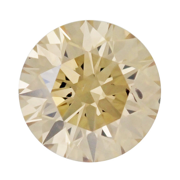 1.62 Carat Loose Natural Fancy Mocha Brown Color Diamond - Round Brilliant Ideal Cut - SI1 Clarity
