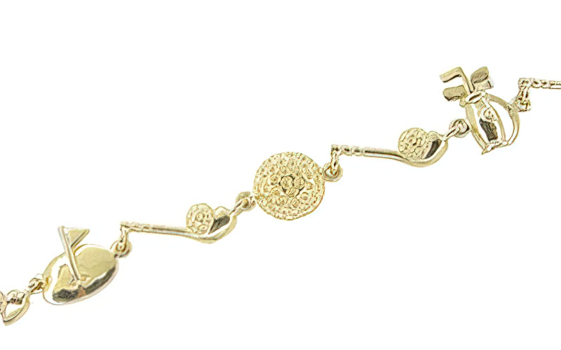 A 14K gold charm bracelet. - Bukowskis