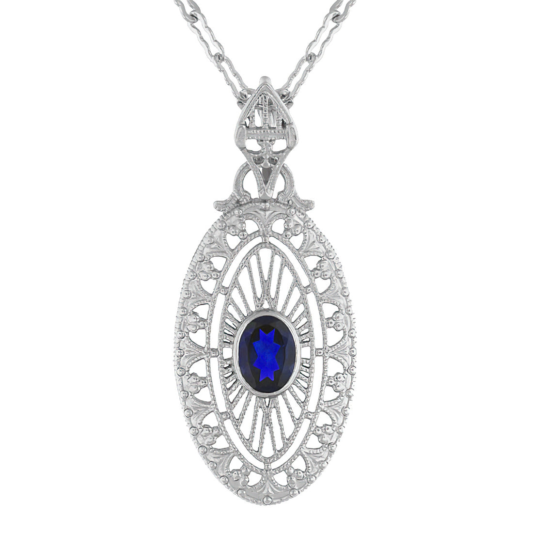 Frank Lloyd Wright Art Deco silver necklace | “It is a gift for my dearest  friend.”