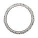 Art Deco Diamond Antique Flanders Wedding Ring in Platinum - Size 5 1/2
