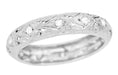 Griswold Antique Edwardian Diamond Wedding Ring in Platinum - Size 7 1/2