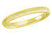 Art Deco Yellow Gold 2.5mm Wide Knife Edge Single Milgrain Wedding Ring